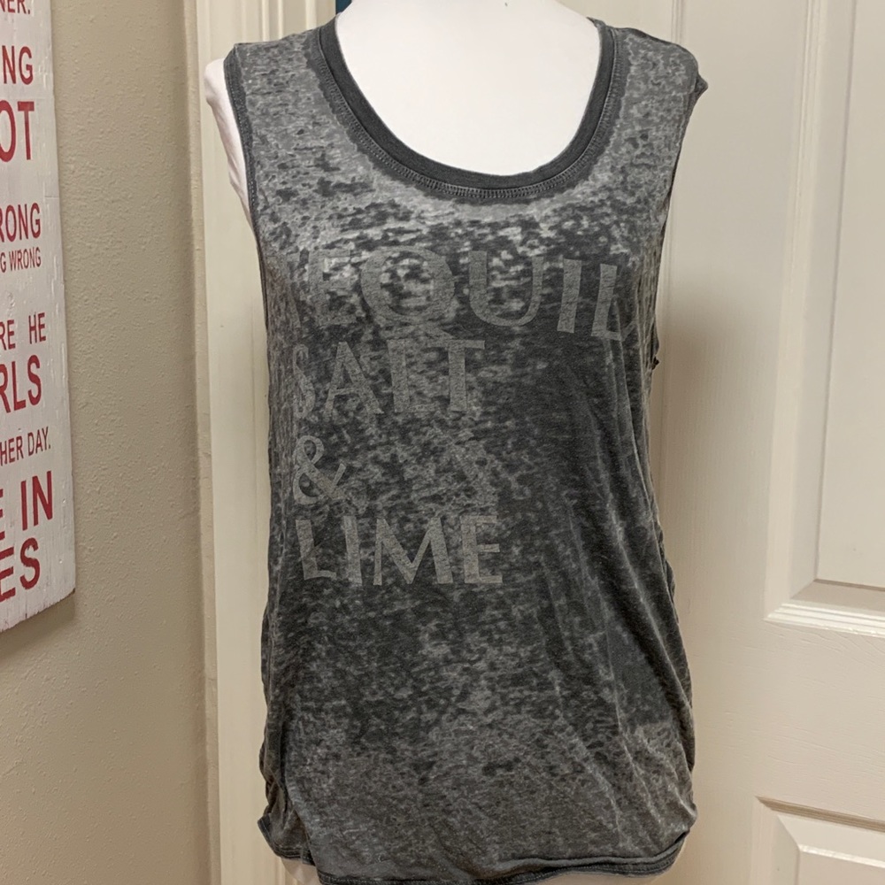 Chaser Brand: Tequila, Salt & Lime‎ Muscle Tank XS